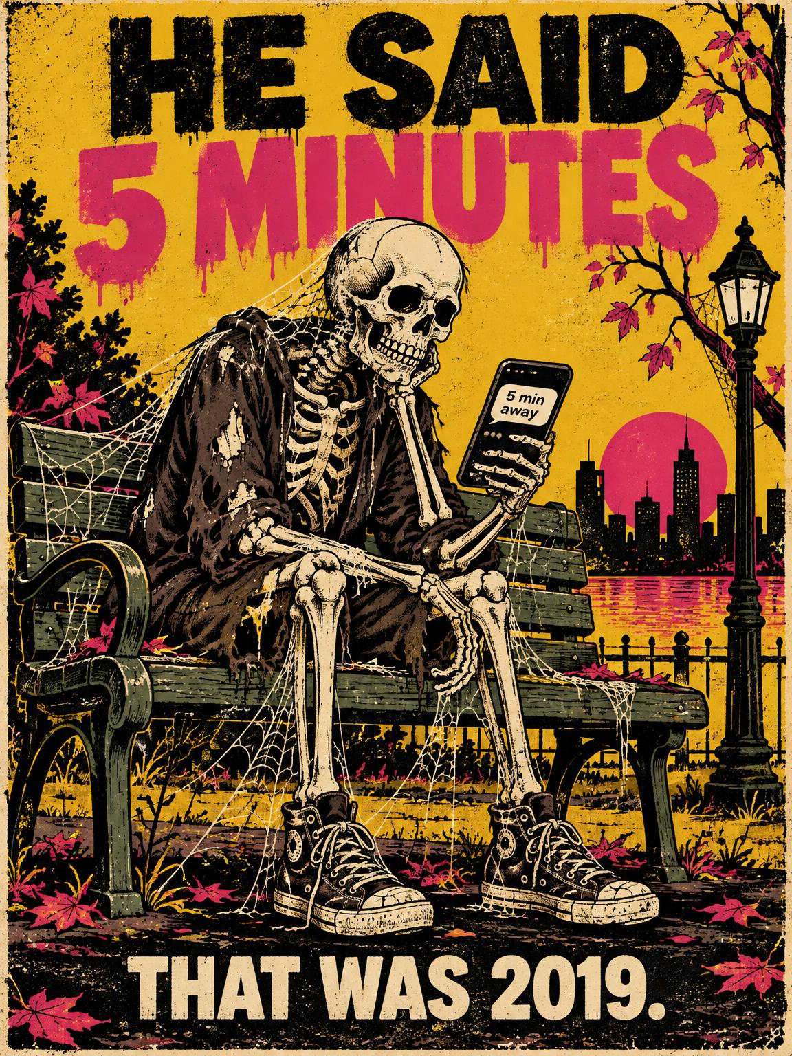 HE SAID 5 MINUTES - Canvas