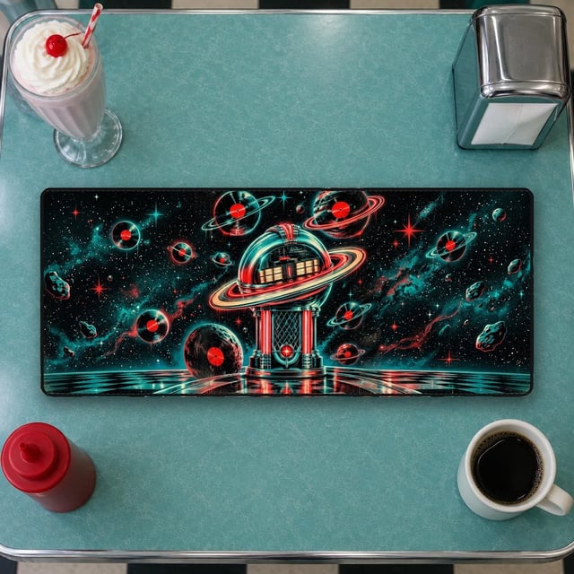 SATURN JUKEBOX - XXL Desk Mat