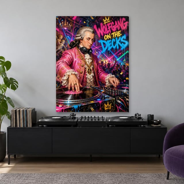 WOLFGANG ON THE DECKS - Canvas