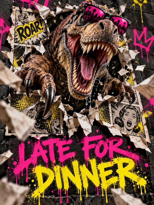 LATE FOR DINNER · Art Puzzle