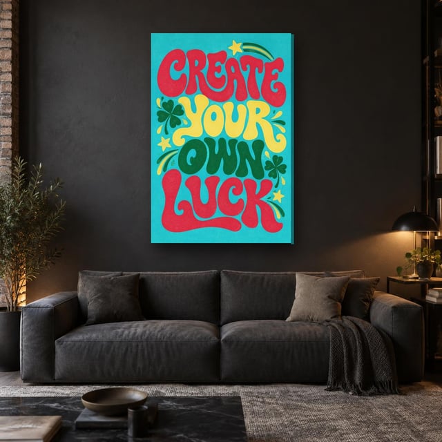 CREATE YOUR OWN LUCK - Canvas