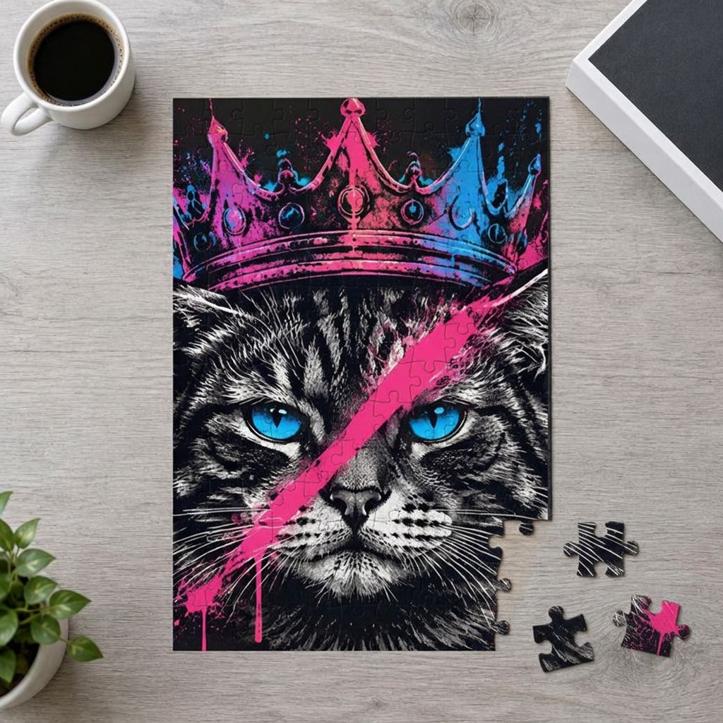 CROWN CAT - Art Puzzle