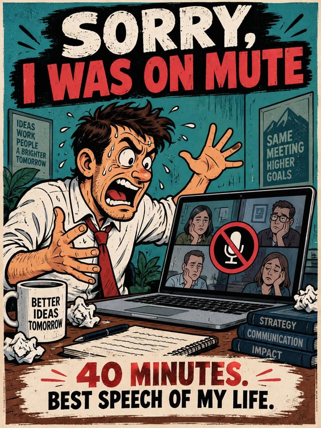 SORRY, I WAS ON MUTE · Art Puzzle