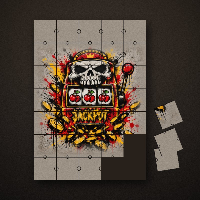 JACKPOT SKULL - Art Puzzle