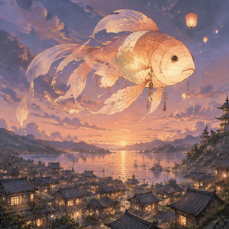 SKY KOI · Wall Tapestry