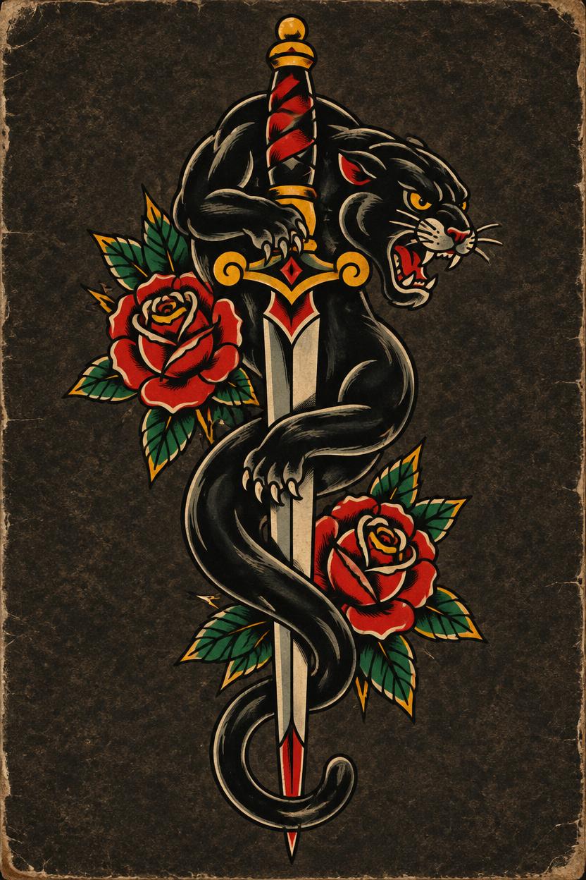 DAGGER PANTHER - Canvas