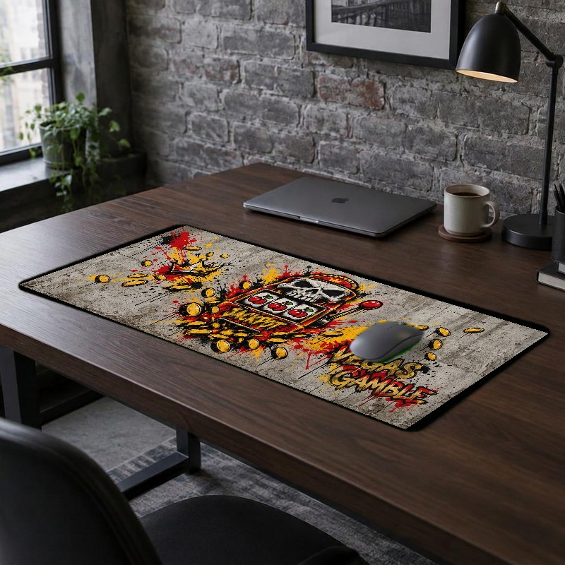 JACKPOT SKULL - XXL Desk Mat