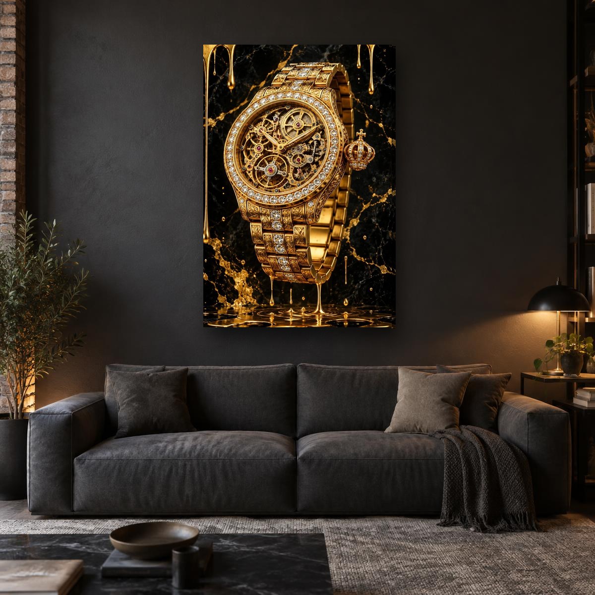 CROWN WATCH - Canvas - In the room