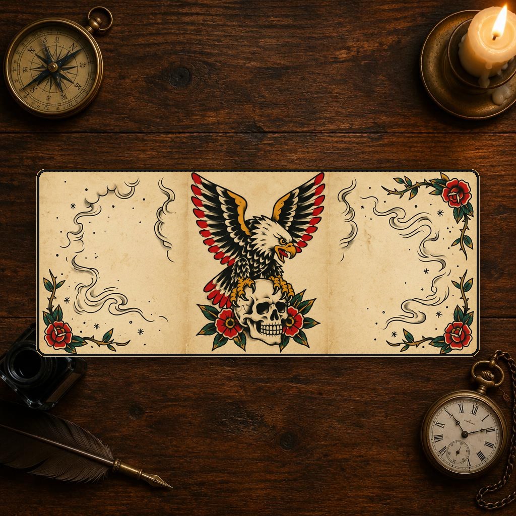 EAGLE SKULL - XXL Desk Mat