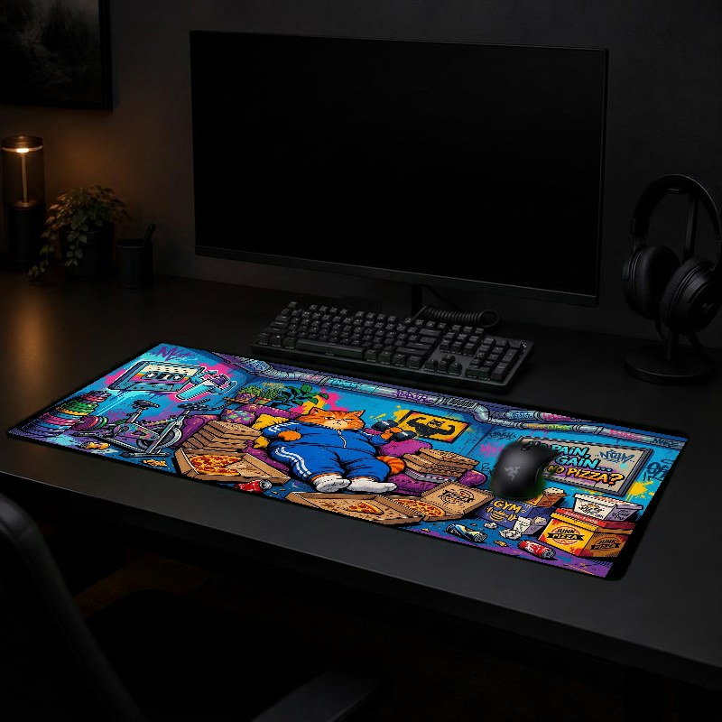 DIET STARTS TOMORROW - XXL Desk Mat