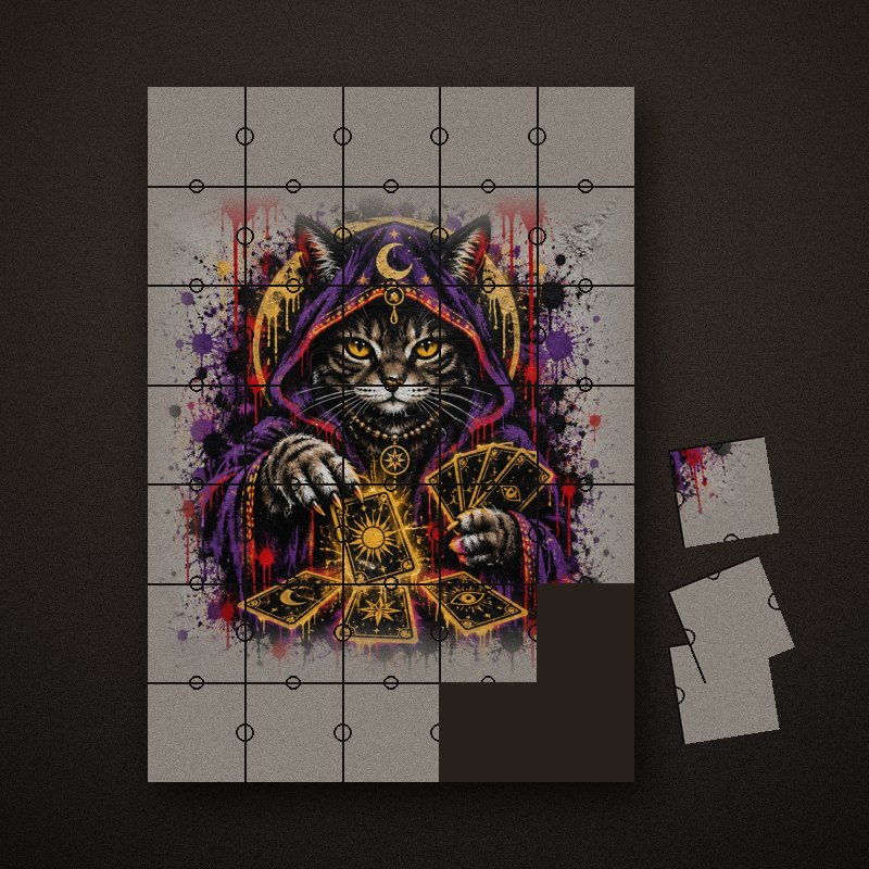 CARD CAT - Art Puzzle