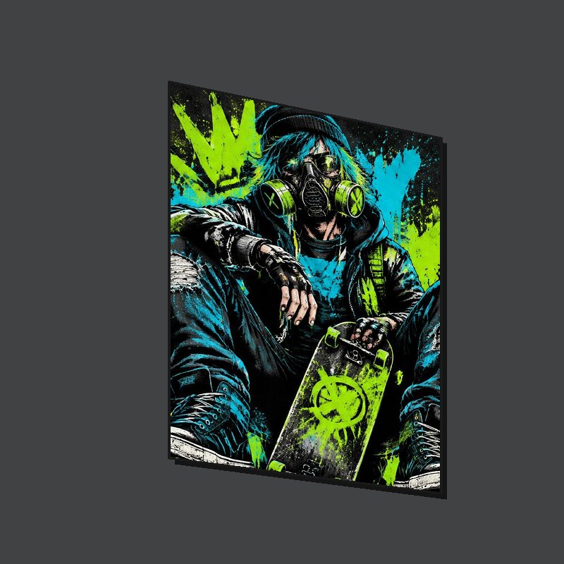 ACID RUNNER - Art Puzzle - Side view
