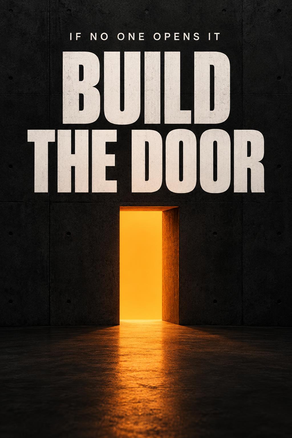 BUILD THE DOOR · Fleece Blanket