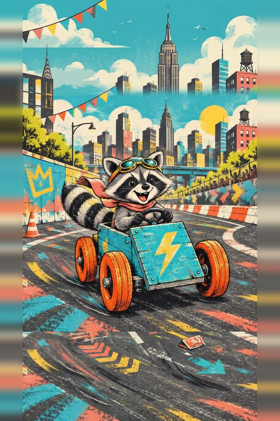 TURBO RACCOON - Accent Rug