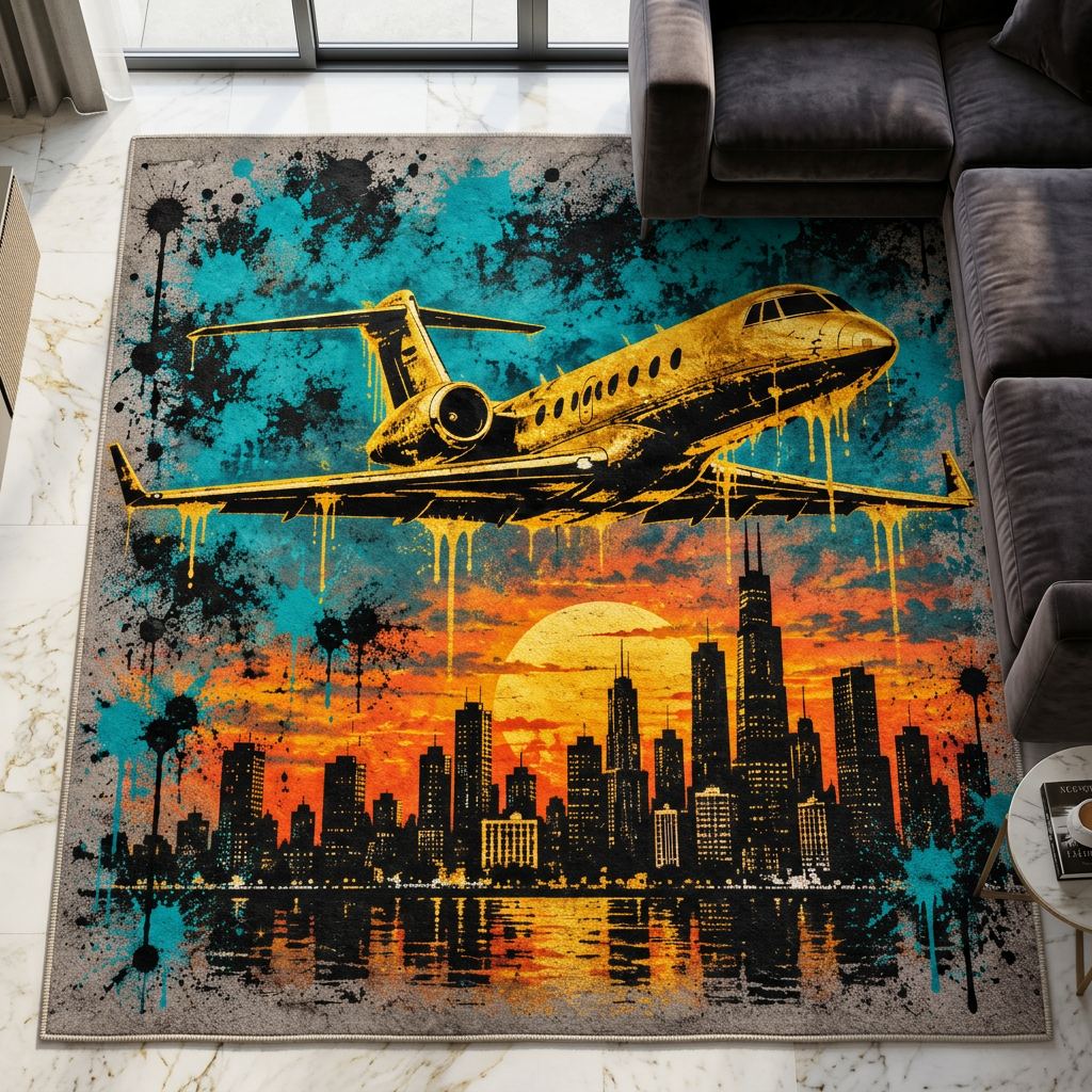 GOLD JET - Accent Rug