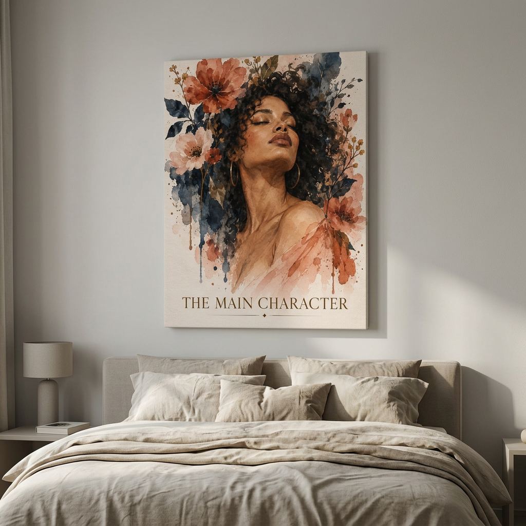 THE MAIN CHARACTER - Stretched Canvas