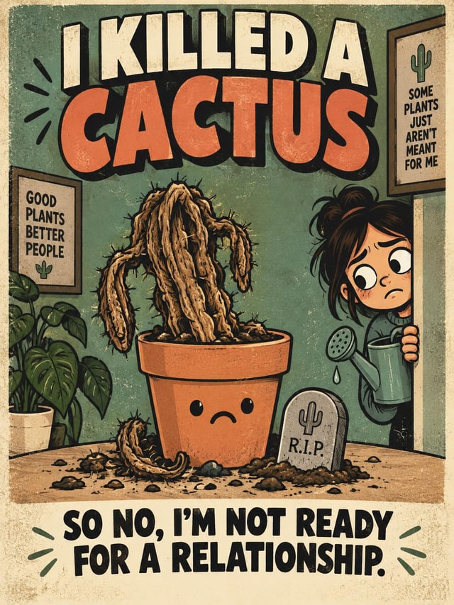 I KILLED A CACTUS · Art Puzzle
