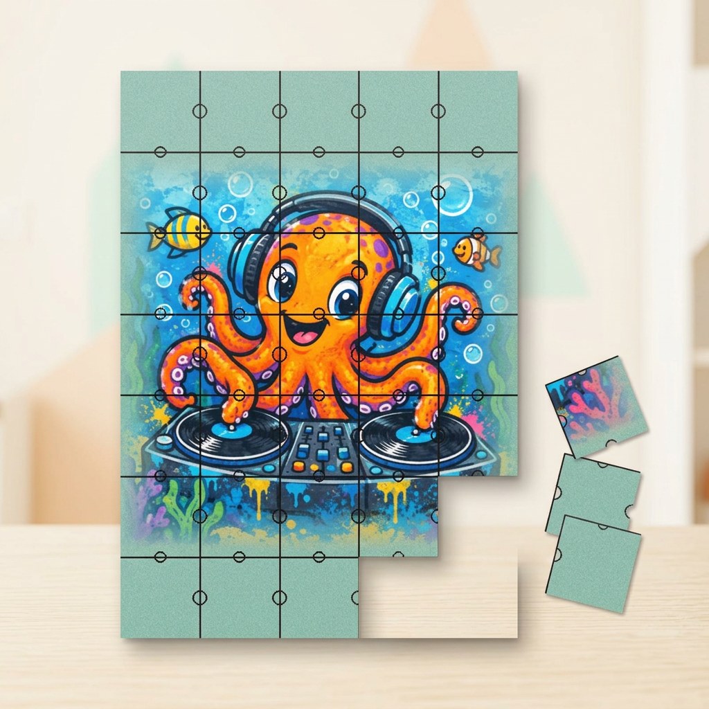 DJ OCTOPUS - Art Puzzle