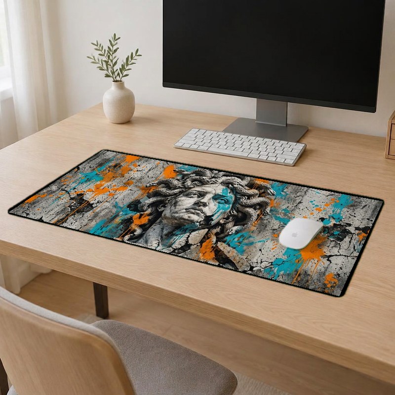 BROKEN MEDUSA - XXL Desk Mat