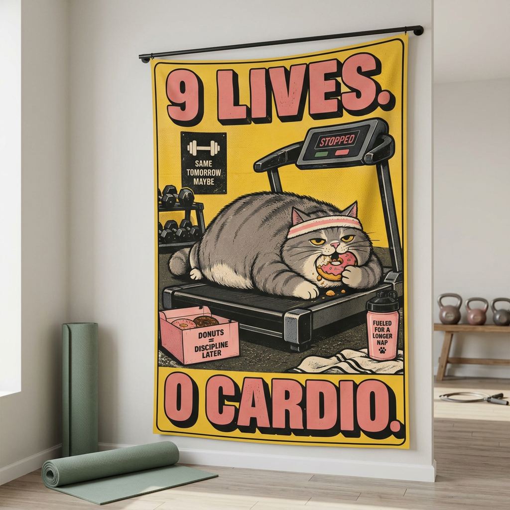 ZERO CARDIO - Wall Tapestry
