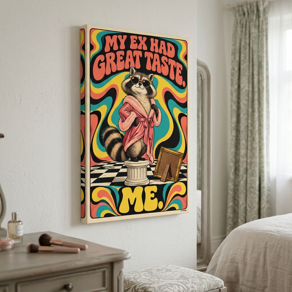 MY EX HAD GREAT TASTE - Stretched Canvas