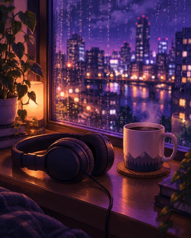 LO-FI RAIN · Art Puzzle