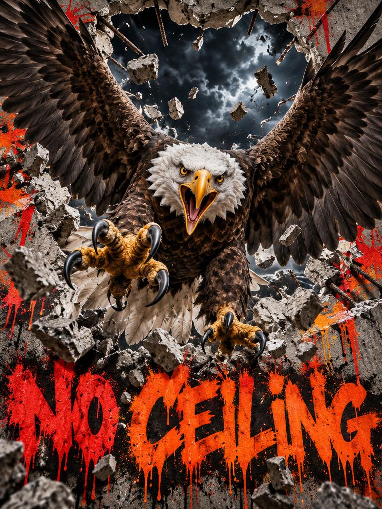 NO CEILING - Canvas Art Print