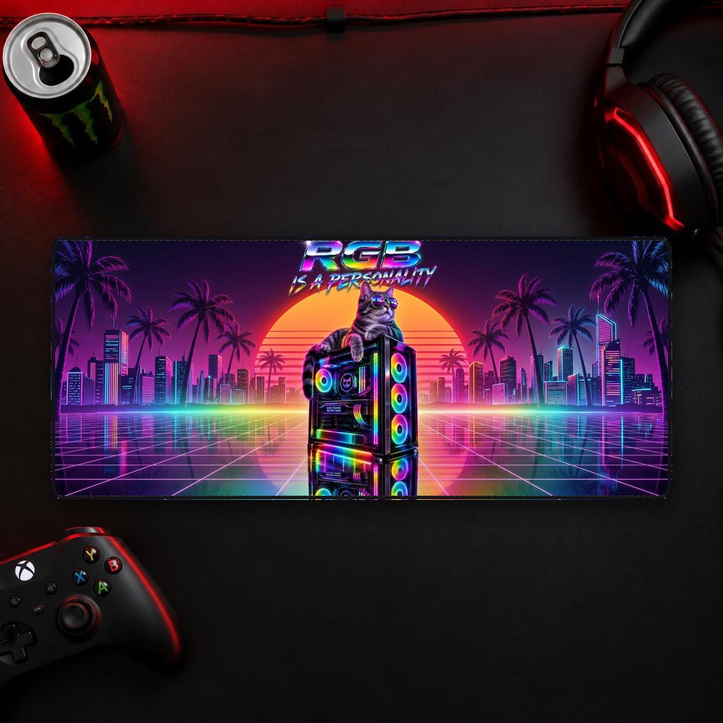 RGB IS A PERSONALITY - XXL Desk Mat