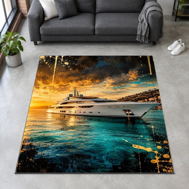 GOLD YACHT - Accent Rug