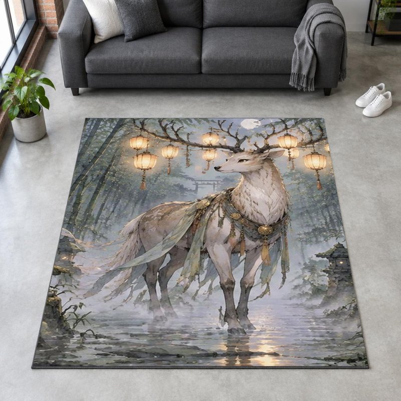 LANTERN STAG - Accent Rug