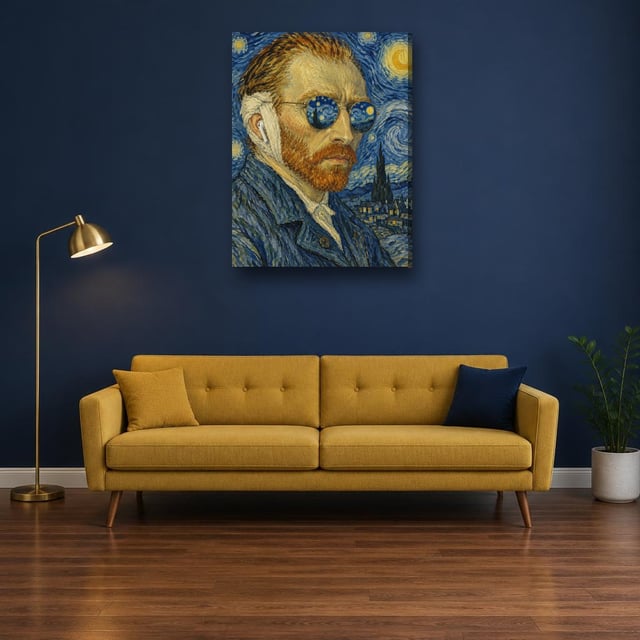 STARRY NIGHT, NOISE CANCELLING - Canvas