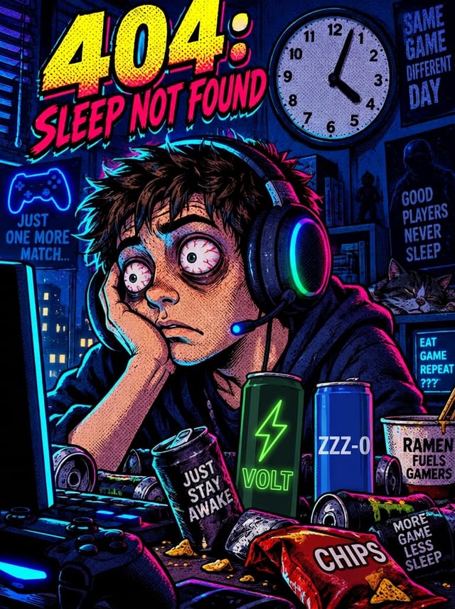 404: SLEEP NOT FOUND · Art Puzzle