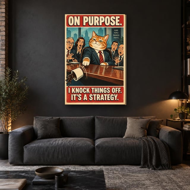 ON PURPOSE - Stretched Canvas