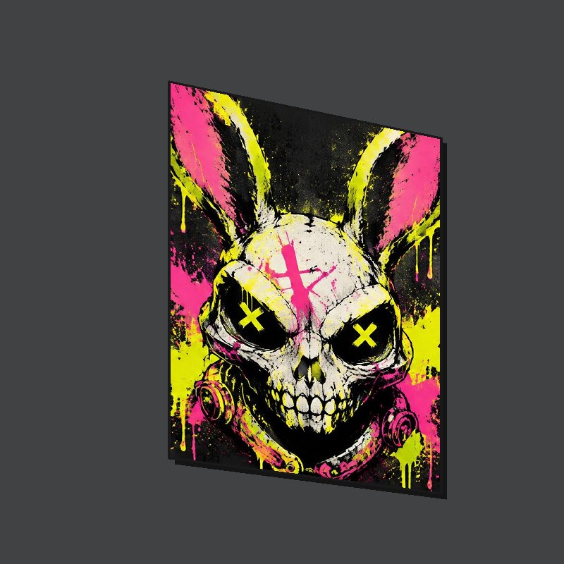 BUNNY HEX - Art Puzzle - Side view