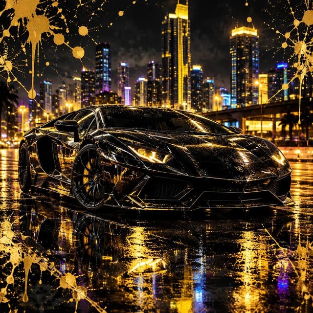 MIDNIGHT SUPERCAR - Art Puzzle
