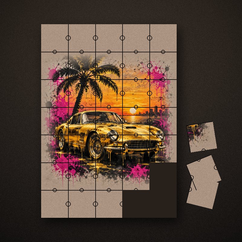PALM COUPE - Art Puzzle