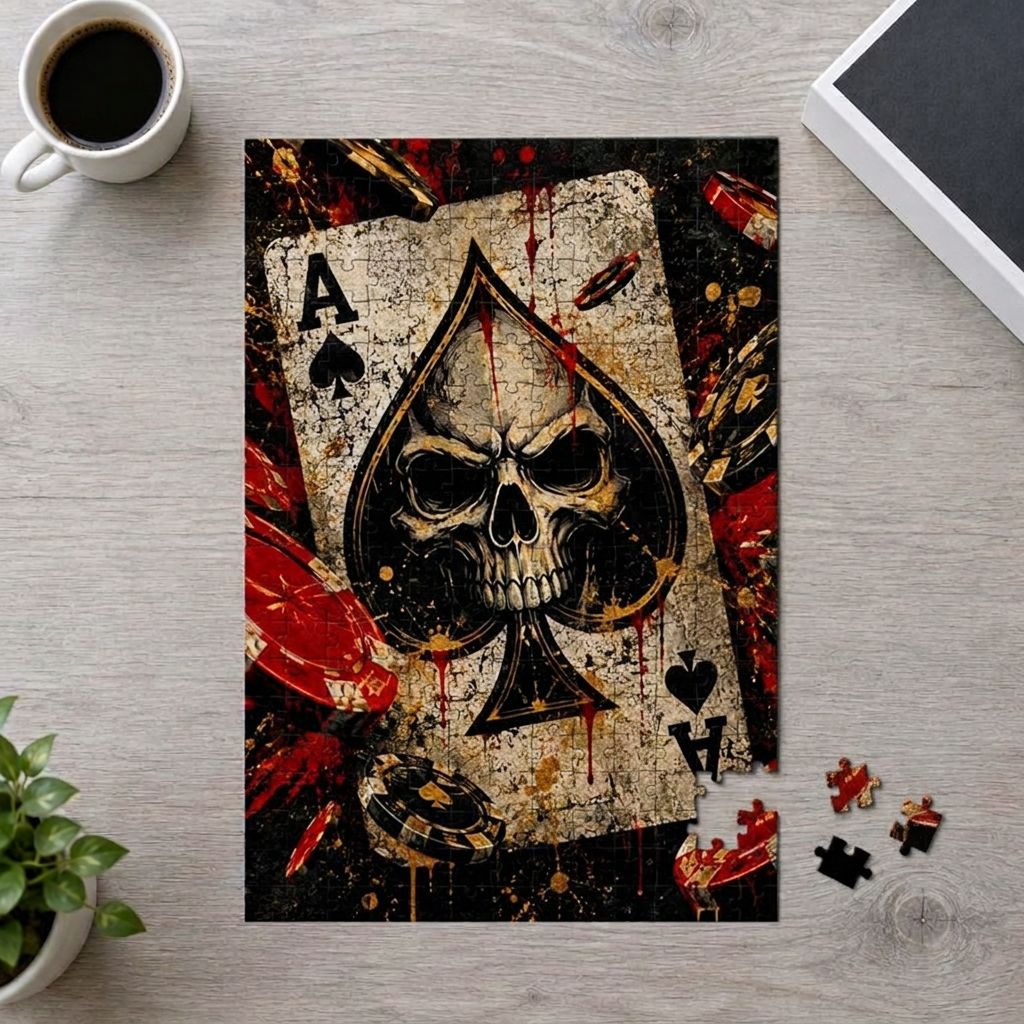 ACE SKULL - Art Puzzle