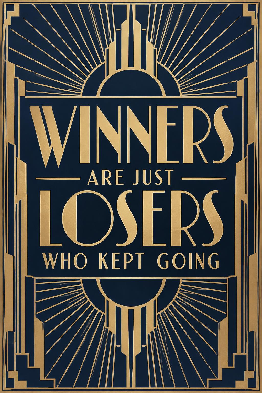WINNERS KEPT GOING · Accent Rug