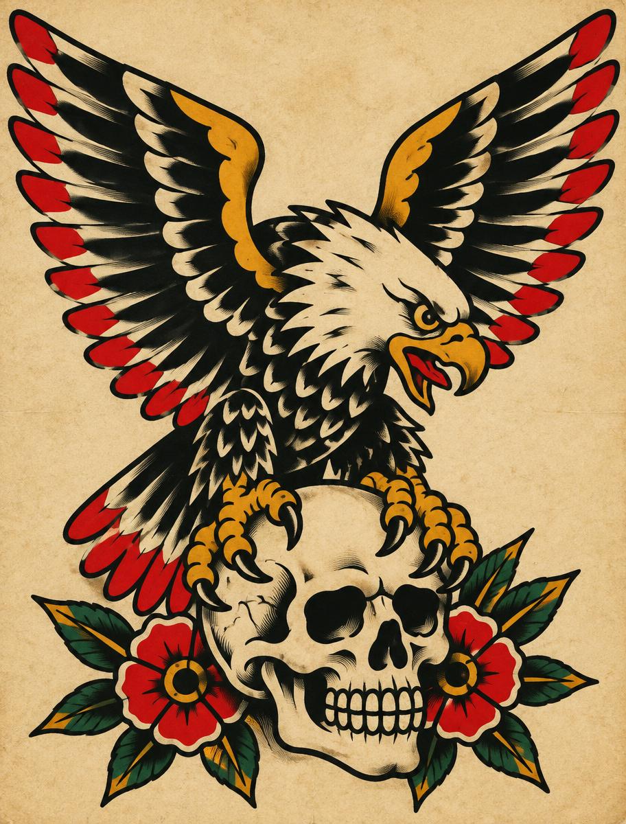EAGLE SKULL · Fleece Blanket