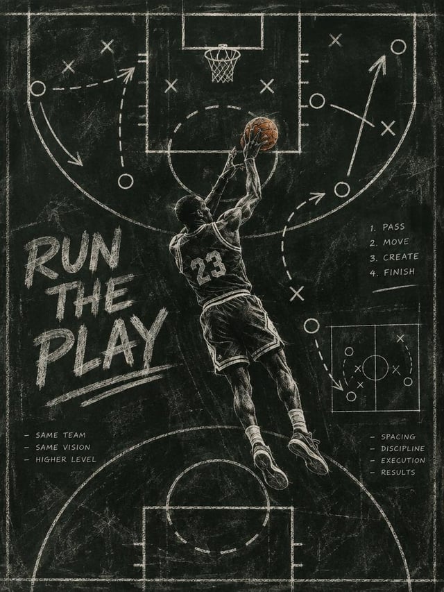 RUN THE PLAY · Art Puzzle