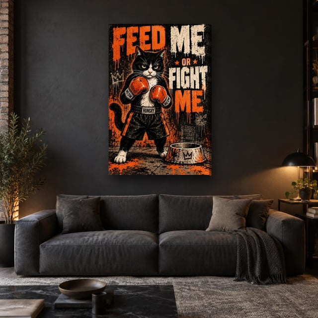 FEED ME OR FIGHT ME - Canvas