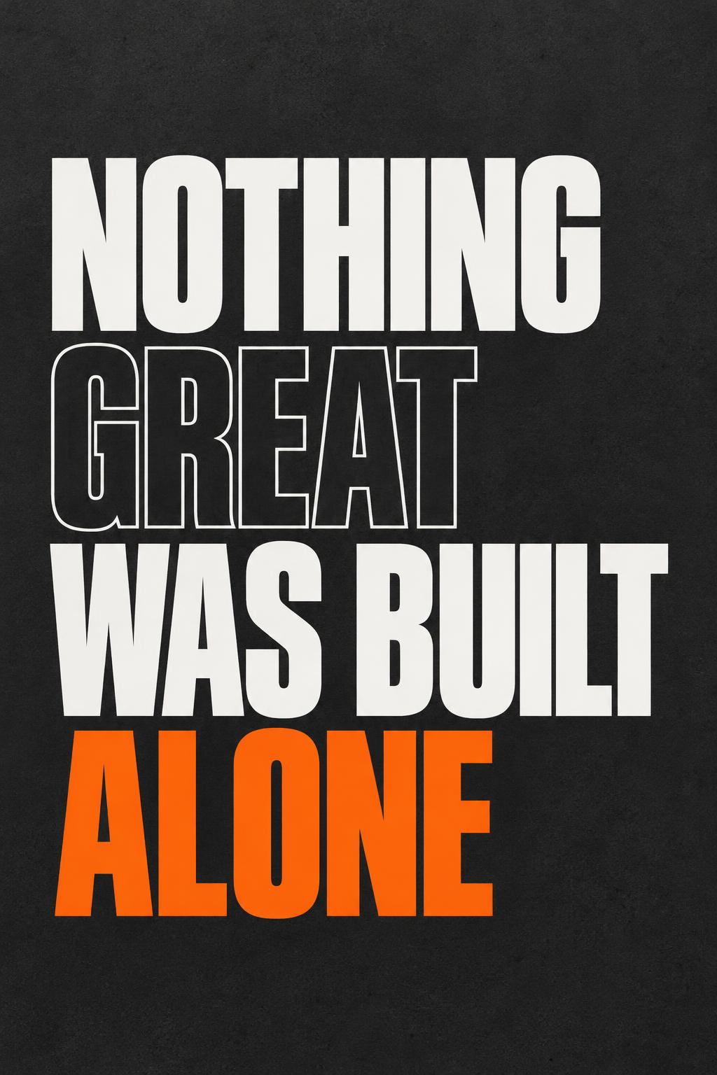 NOTHING ALONE · Fleece Blanket