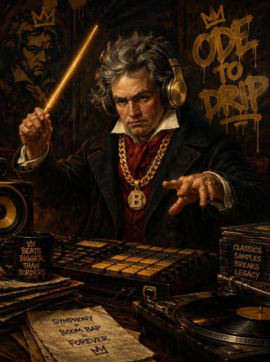ODE TO DRIP - Canvas - Flat artwork