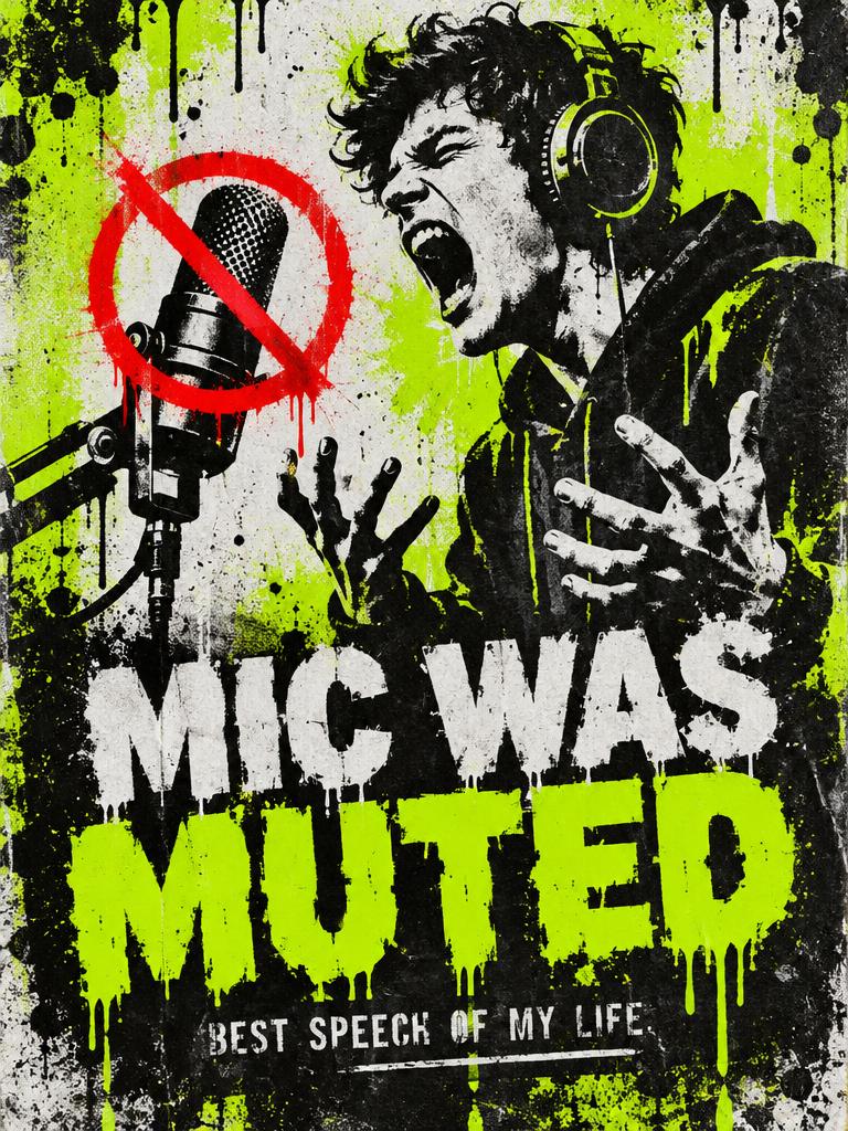 YOU WERE MUTED · Wall Tapestry
