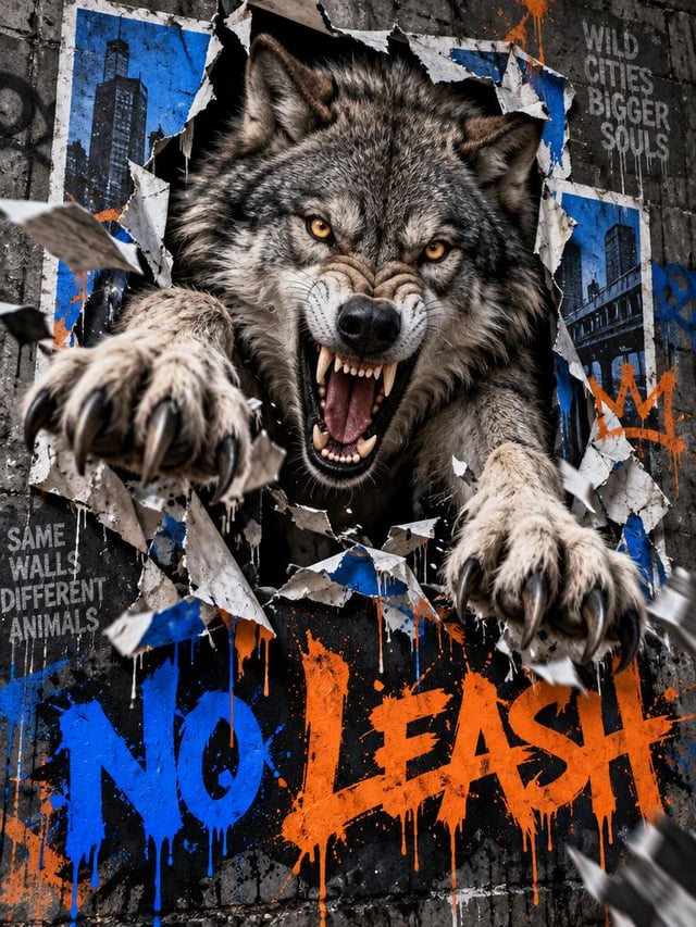 NO LEASH · Art Puzzle